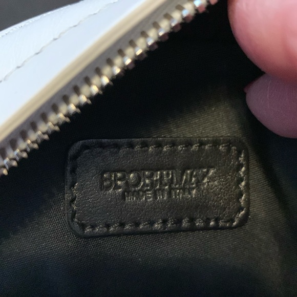 Sportmax White Canteen Style Purse wristlet - Picture 5 of 14